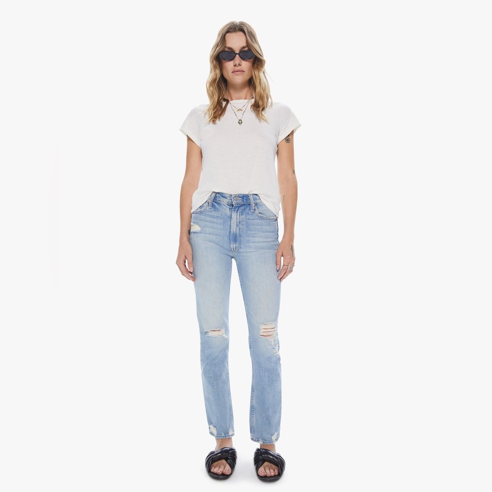 Mother High Waisted Rider Skimp Jeans